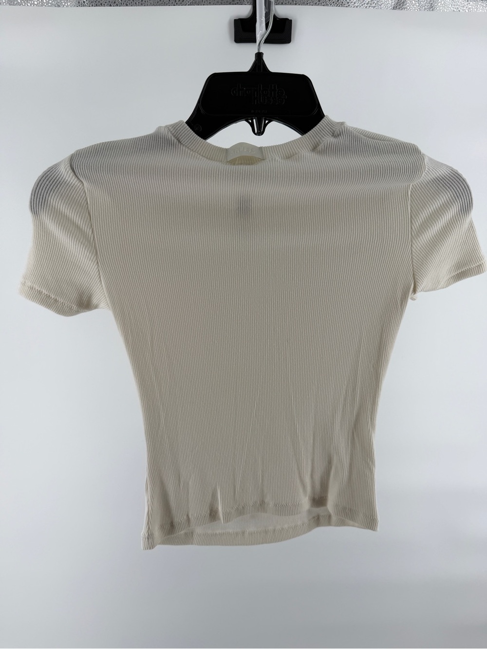 Skims Cotton Rib T Shirt - Picture 8 of 11